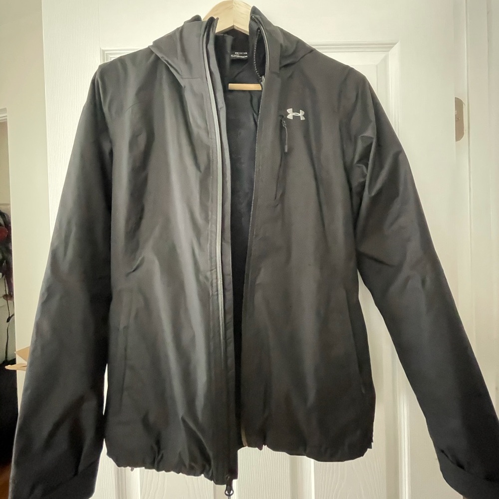 EUC Under Armour waterproof double layer jacket.